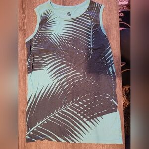 Palm Print Kids Tank Top